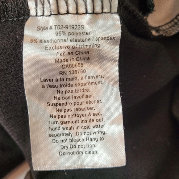 🌟Host Pick🌟STORK & BABE Tunic Top White Black Maternity Size XL - Picture 8 of 8